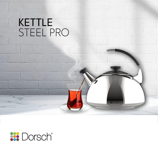 Dorsch Induction Professional Kettle – Stainless Steel (2.5L)