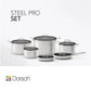 Dorsch Steel Pro 5-pcs Set Premium Stainless Steel Collection
