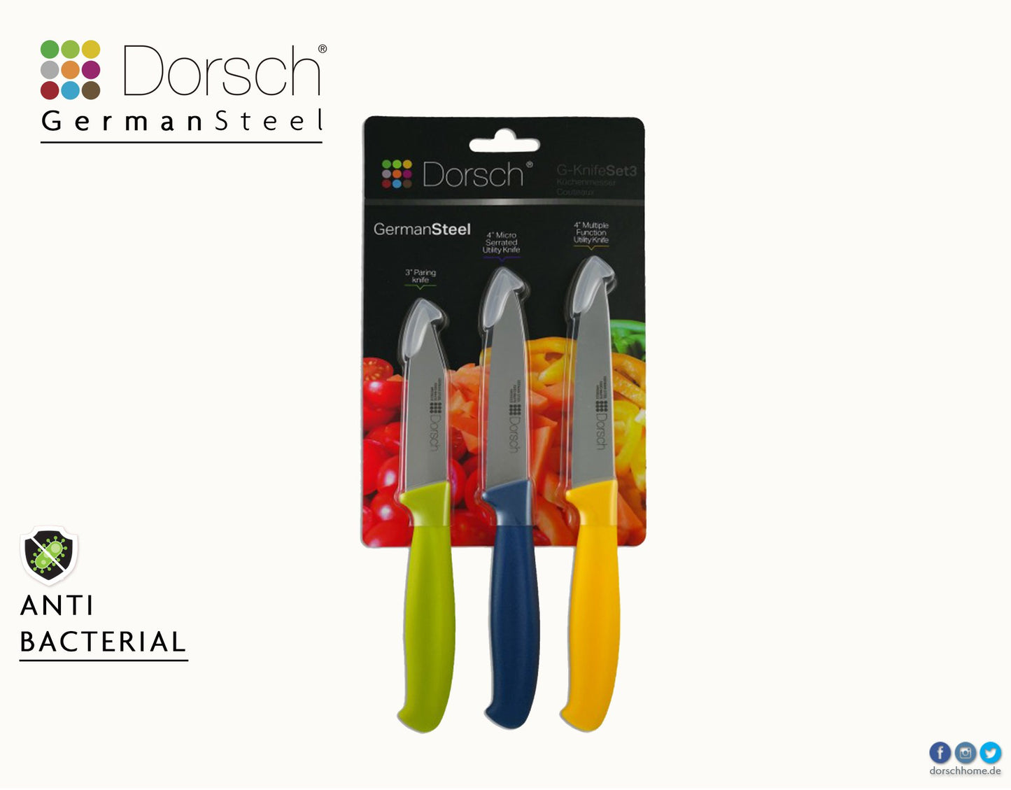 Dorsch Colored Knives – German Steel Precision