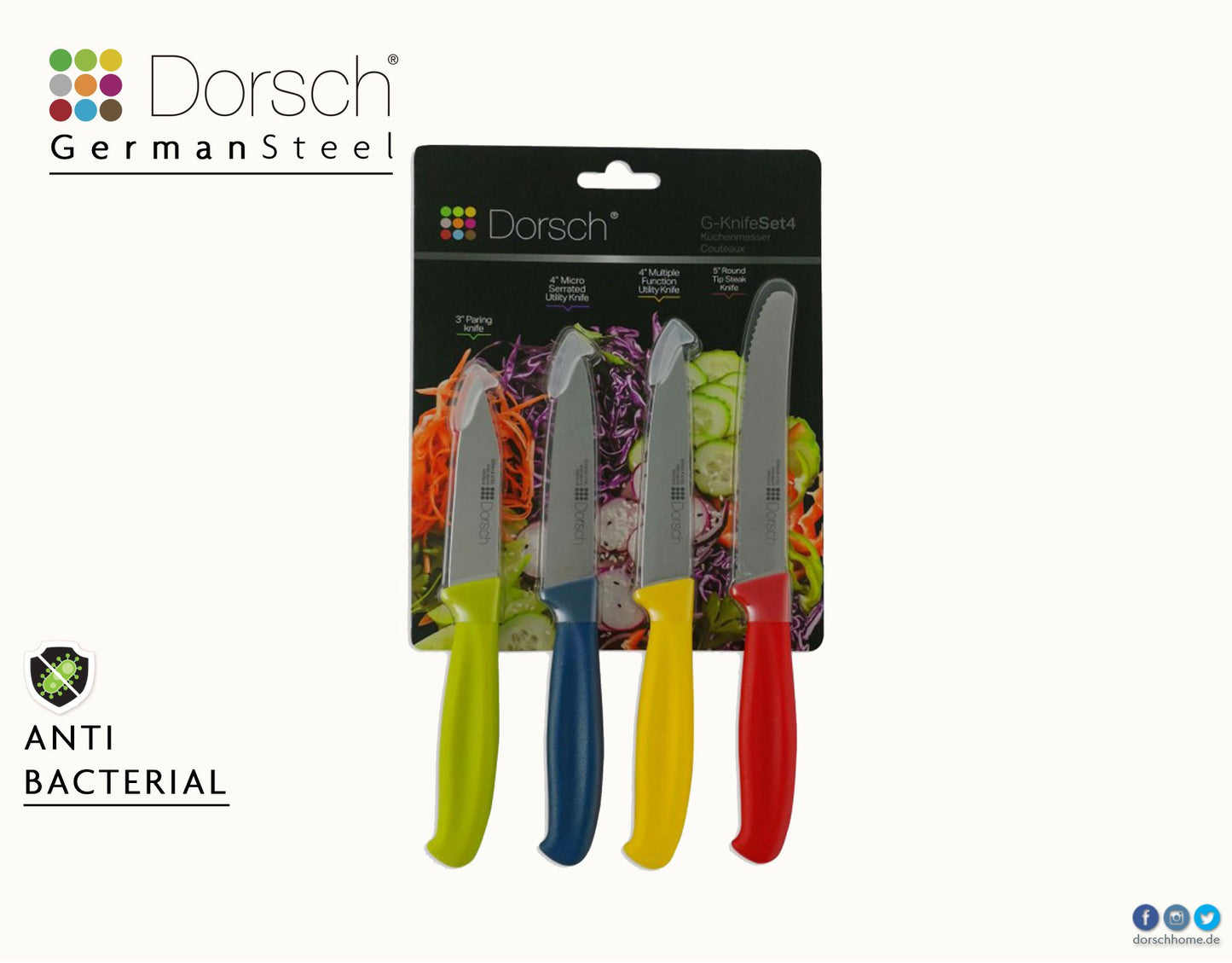 Dorsch Colored Knives – German Steel Precision