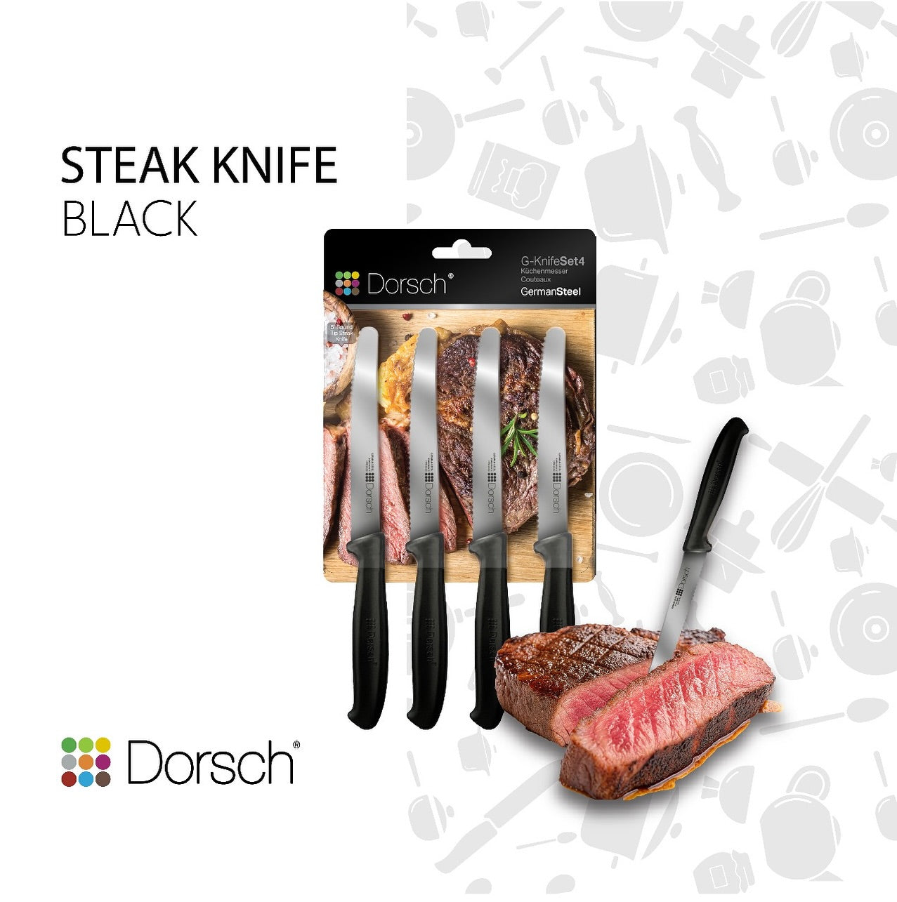 Dorsch Colored Knives – German Steel Precision