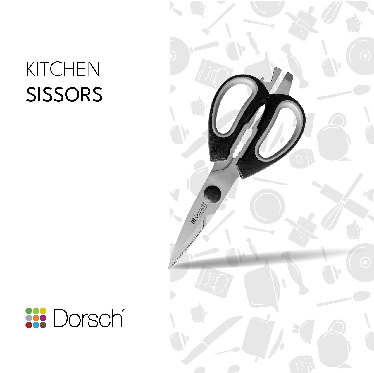 Dorsch Kitchen Scissors – Multi-Purpose Stainless Steel