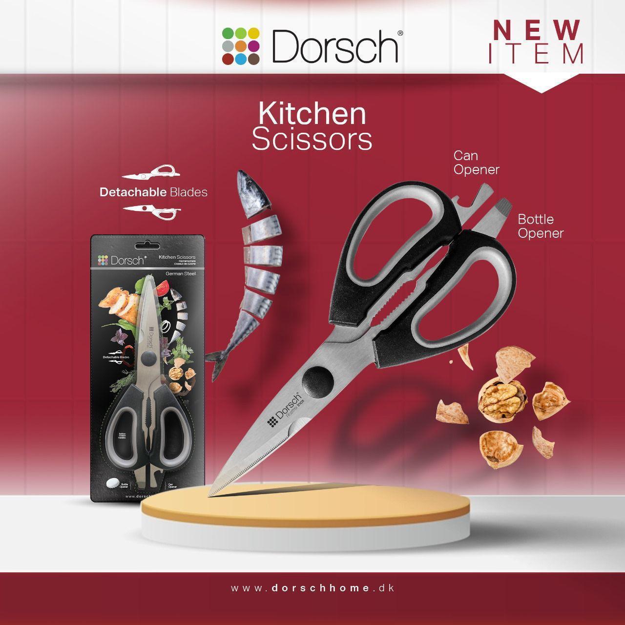 Dorsch Kitchen Scissors – Multi-Purpose Stainless Steel