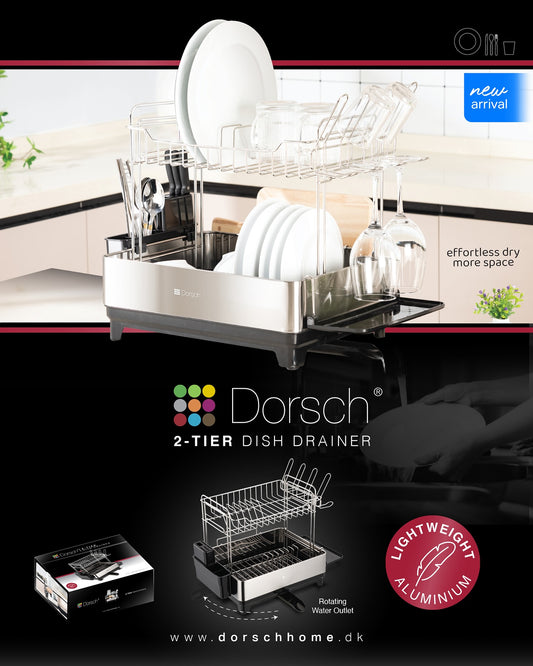 Dorsch 2-Tier Dish Drainer