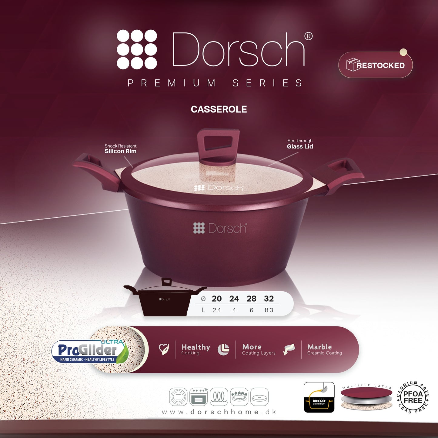 Dorsch Premium Series – Ceramic Casserole
