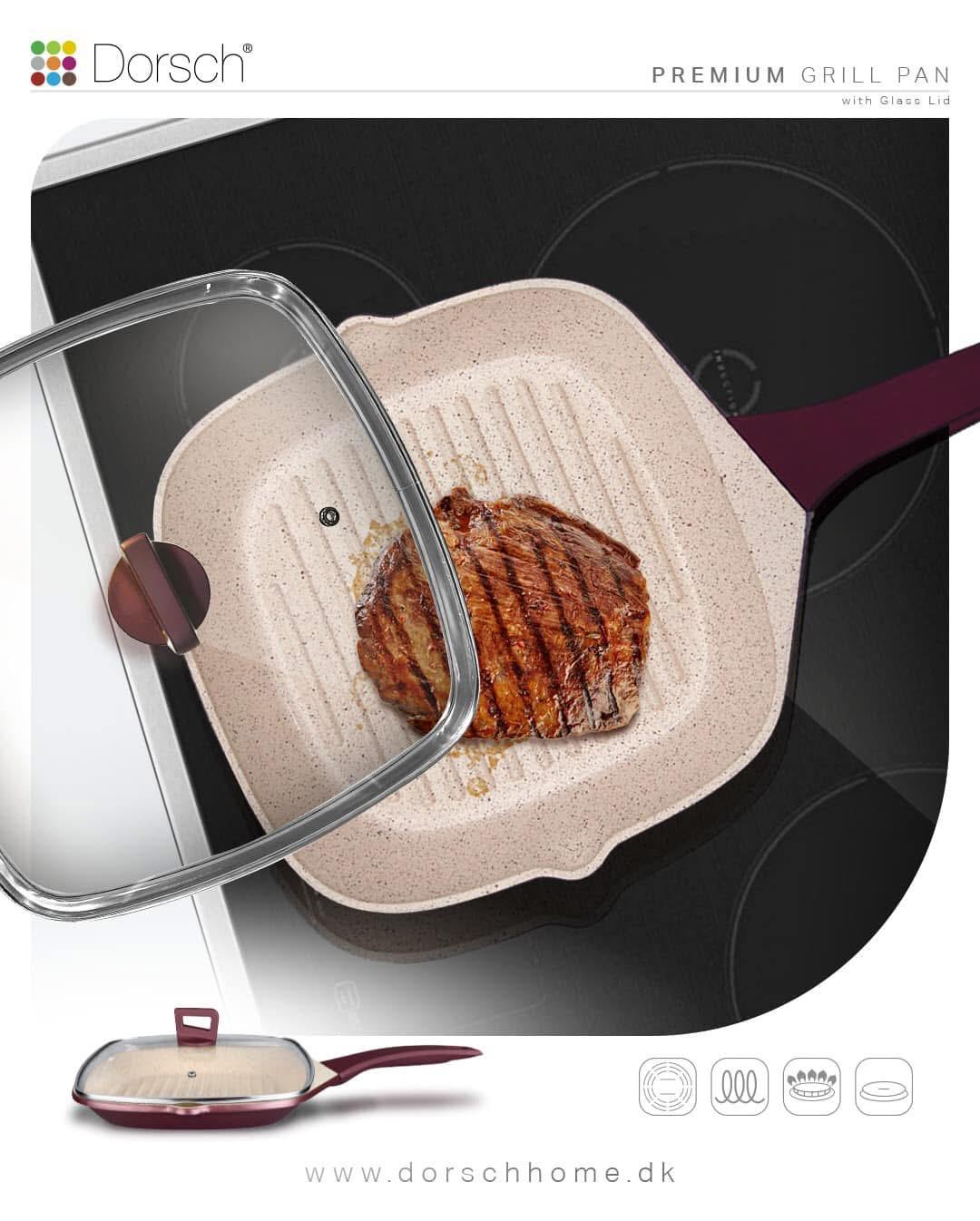 Dorsch Premium – Grill Pan with Lid- 28 cm