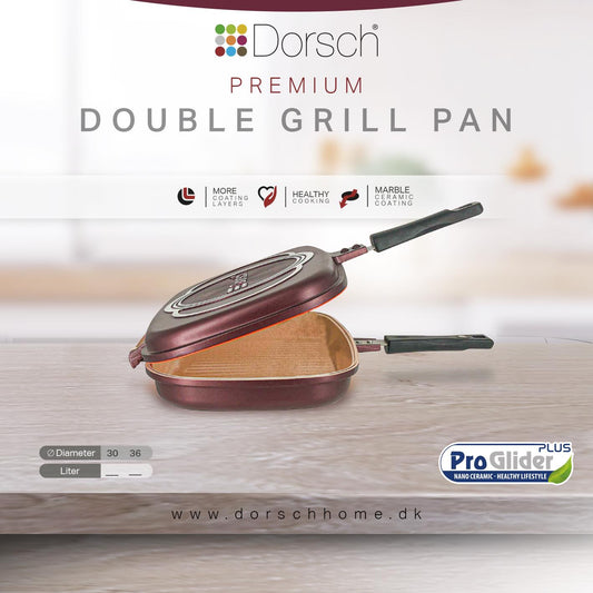Dorsch Premium – Double Grill Pan 30-36 cm