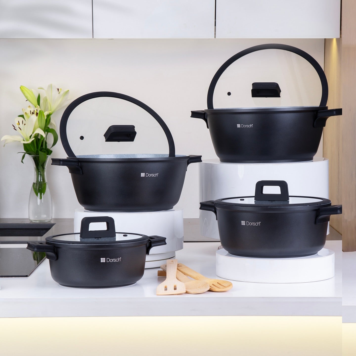 Dorsch Lifetime Series – Ceramic Casserole Set (4 PCS)