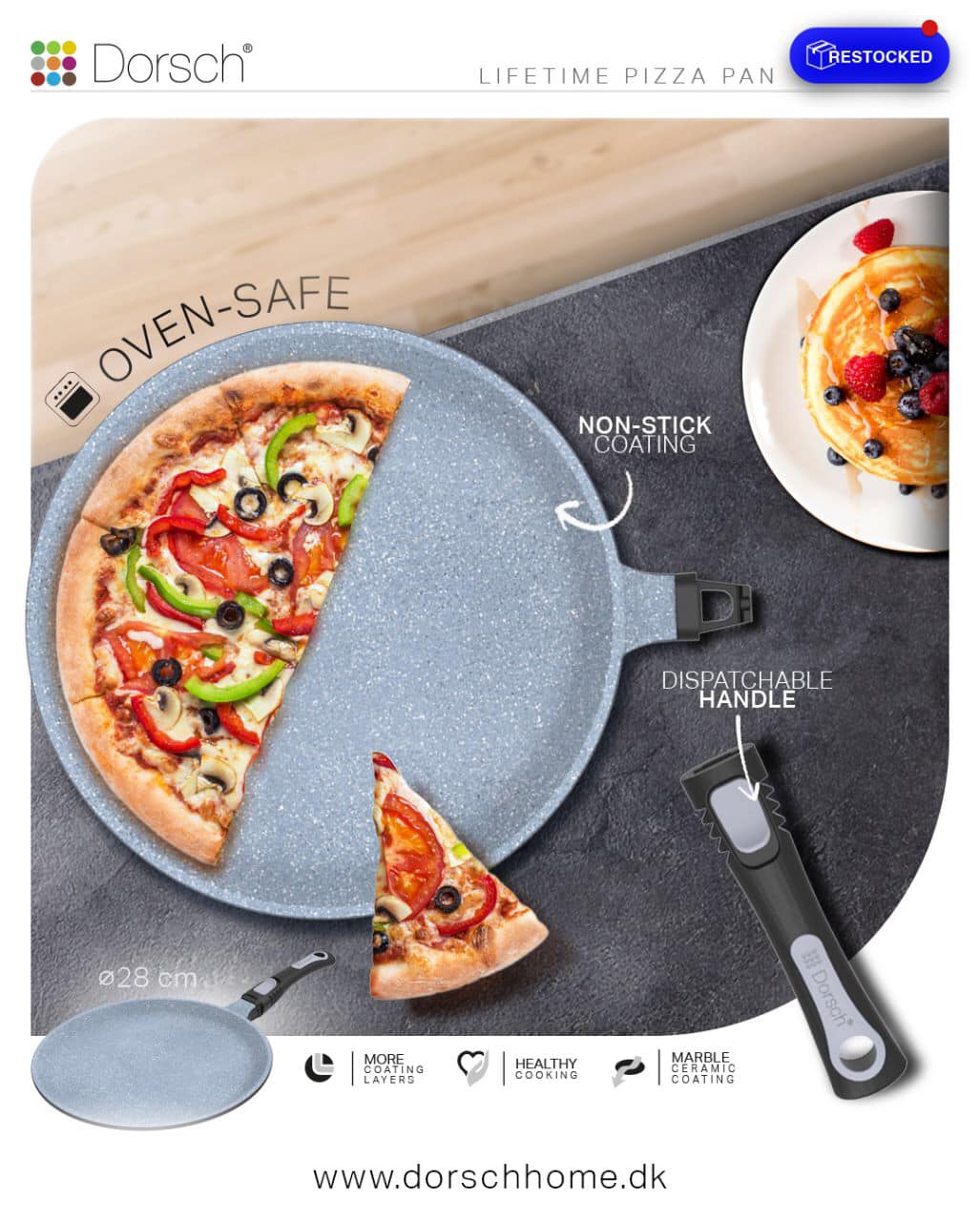 Dorsch Lifetime Series – Pizza Pan (28 cm)
