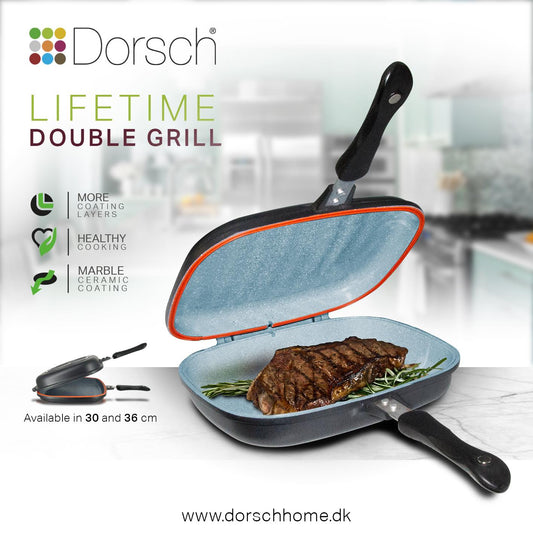 Dorsch Lifetime Double Grill Pan-30-36cm