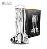 Dorsch Kitchen Tools Set – Stainless Steel  7 Pieces + Stand