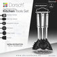 Dorsch Heat-Resistant Silicone Kitchen Tools Set  7 Pieces + Stand