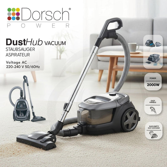 Dorsch DustHub Vacuum Cleaner – 2000W