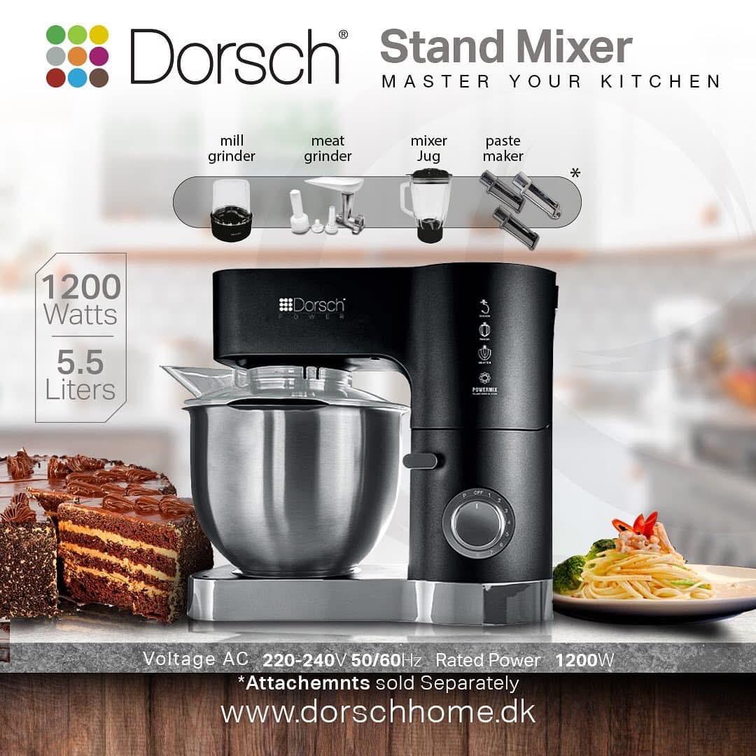 Dorsch Stand Mixer – 1200W (Professional Kitchen Mixer | Made in Germany)