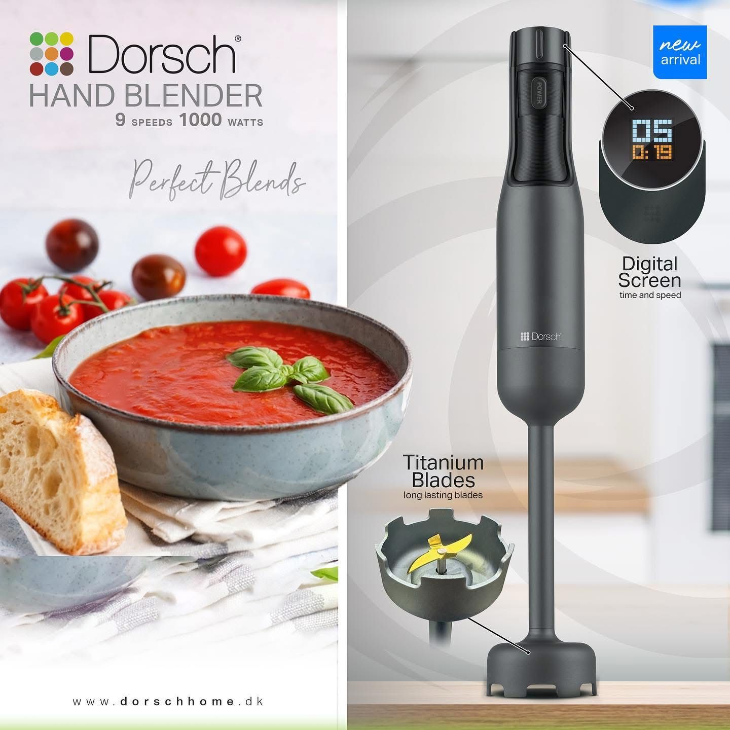 Dorsch Digital Hand Blender 1000W