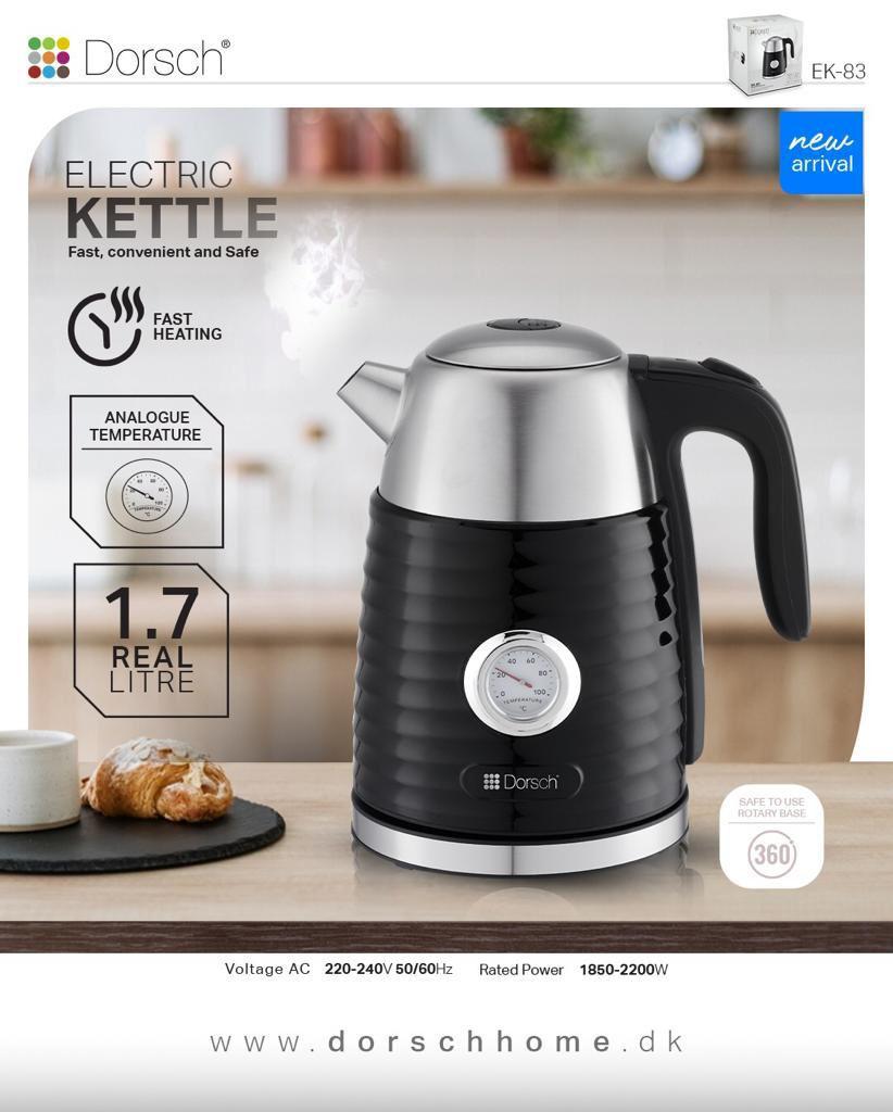 Dorsch Electric Kettle 1.7L– 1850-2200W