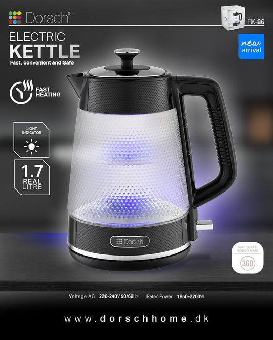 Dorsch Electric Kettle  1.7L|1850–2200W