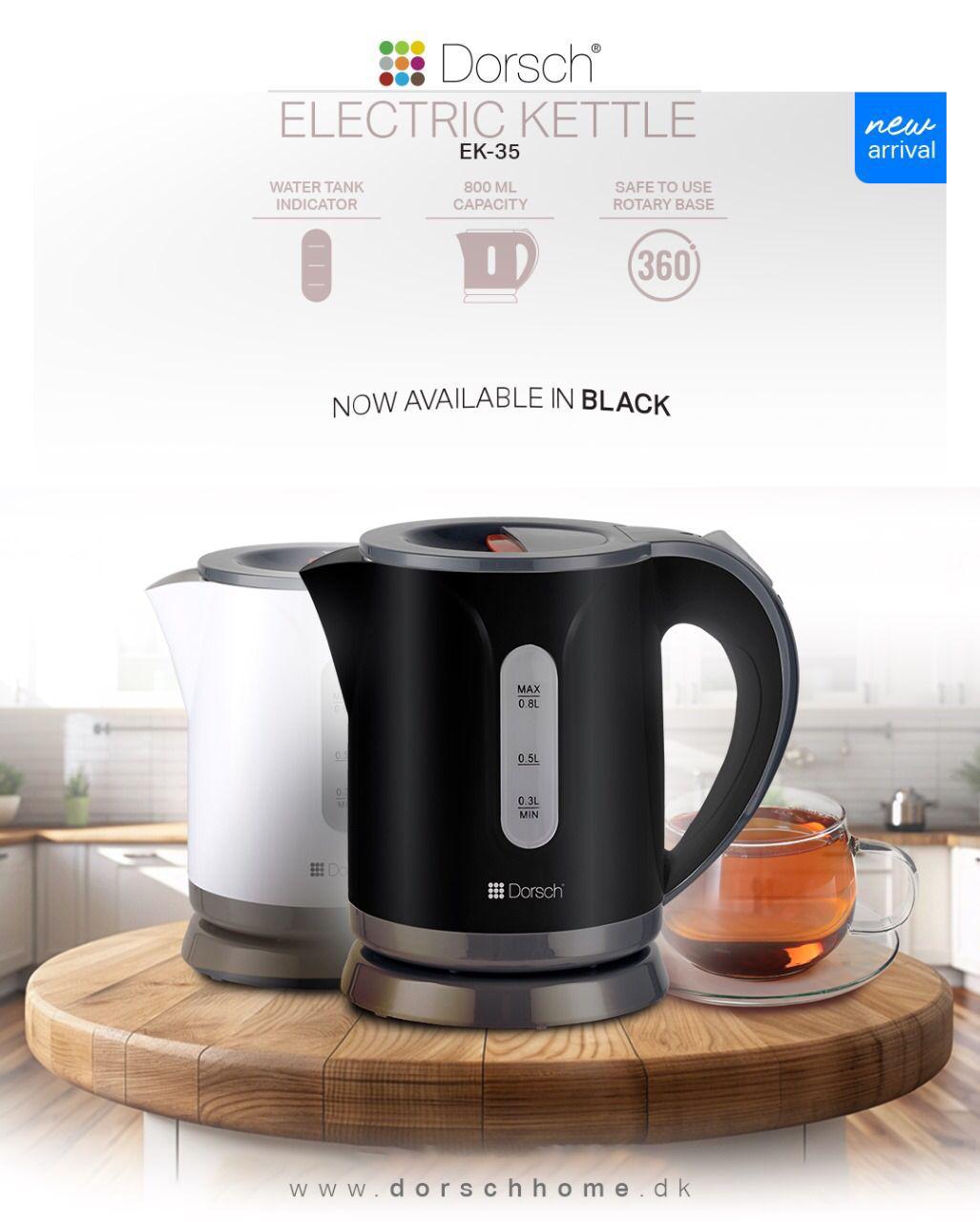Dorsch Electric Kettle – 0.8L-900-1100W
