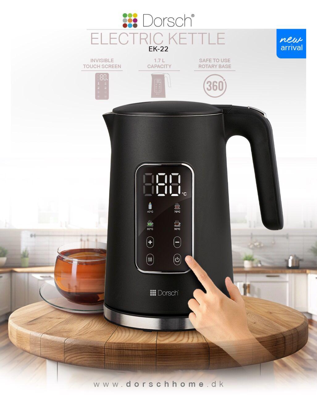 Dorsch Electric Kettle 1.7L-1850-2200W
