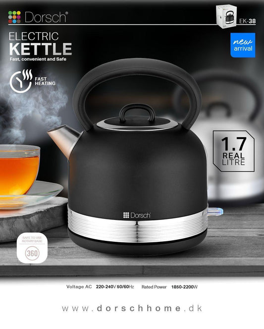 Dorsch Electric Kettle 1.7L-1850–2200W