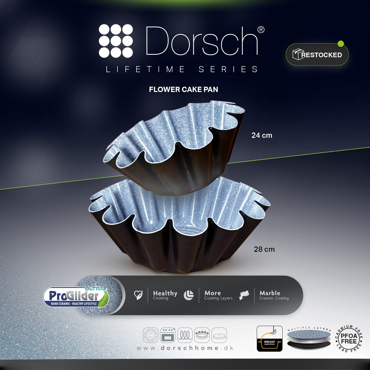 Dorsch Lifetime Series – Flower Cake Pan