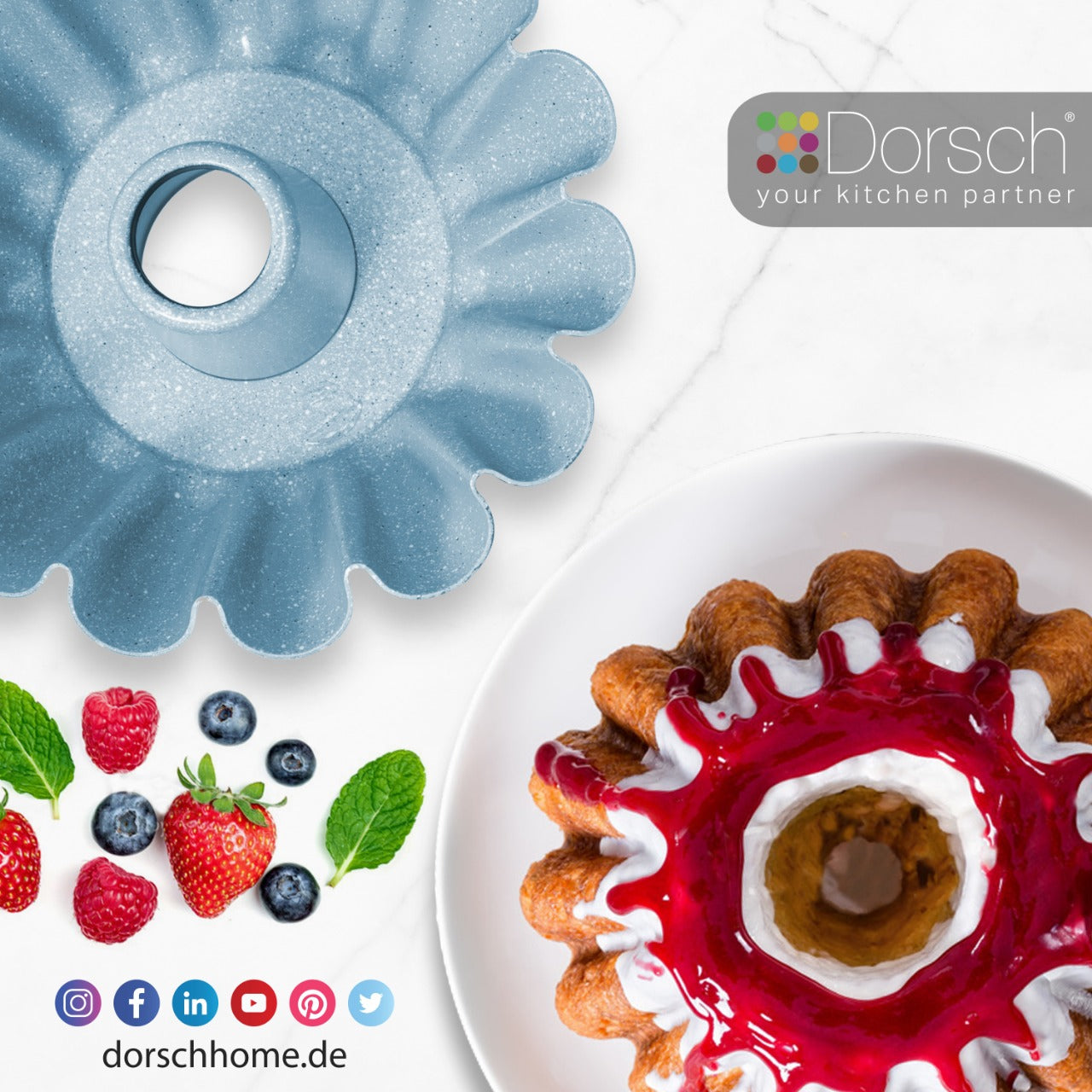 Dorsch Lifetime Series – Flower Cake Pan