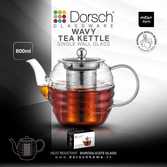 Dorsch Wavy Glass Kettle