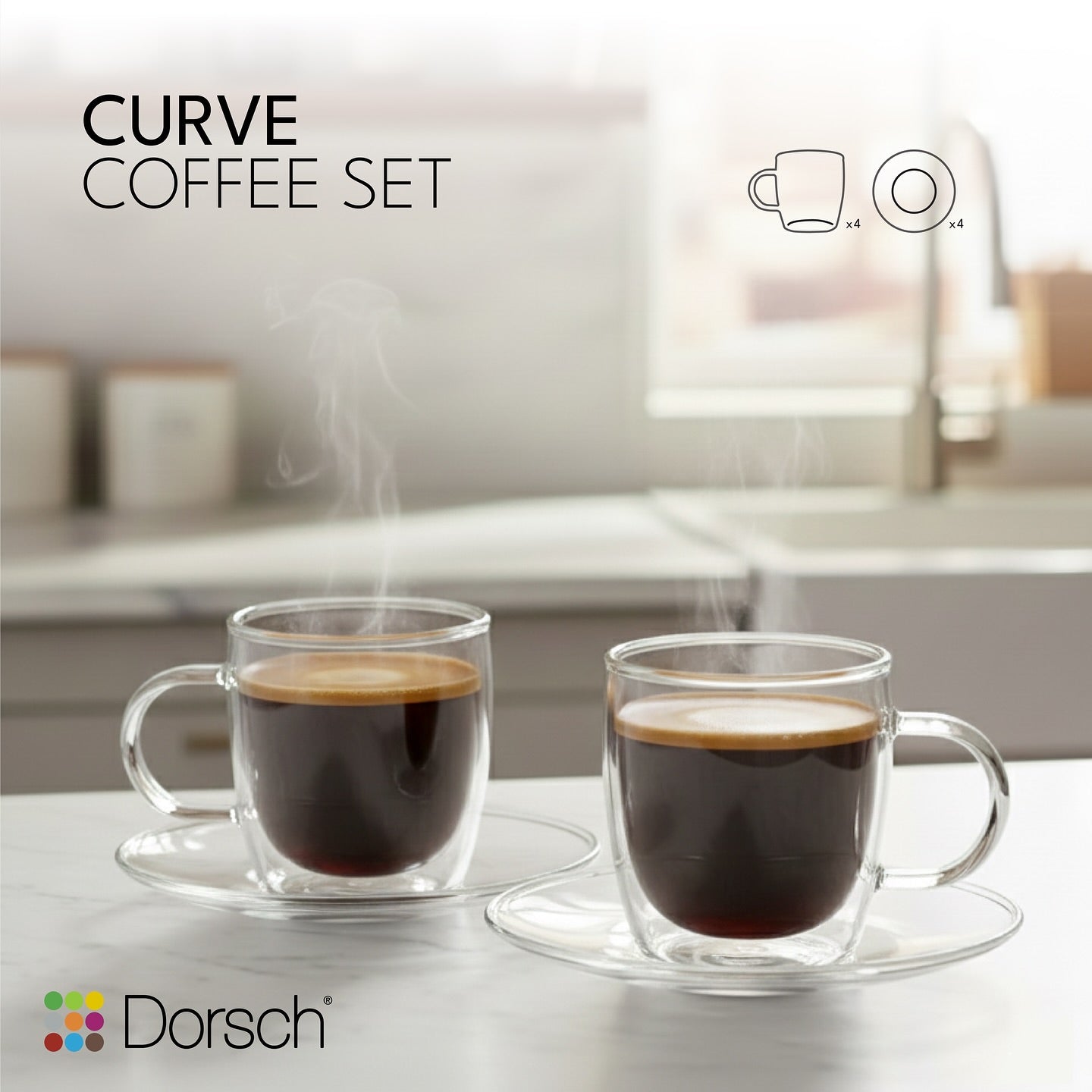 Dorsch Elegance Coffee Cup Set