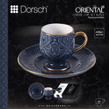 Dorsch Coffee Cup Set of 6 | 6 Matching Saucers
