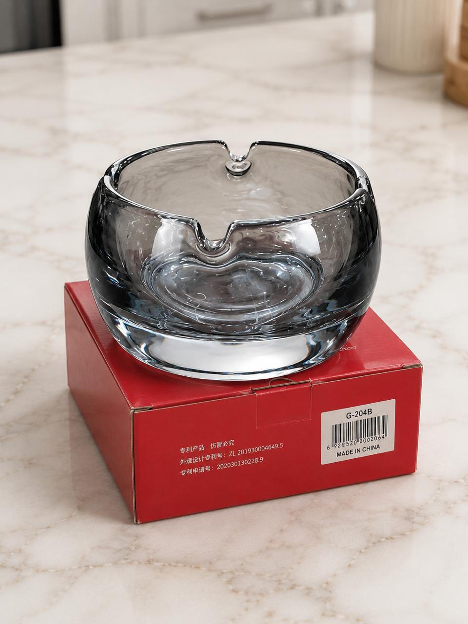 Turkomaz Crystal Glass Ashtray