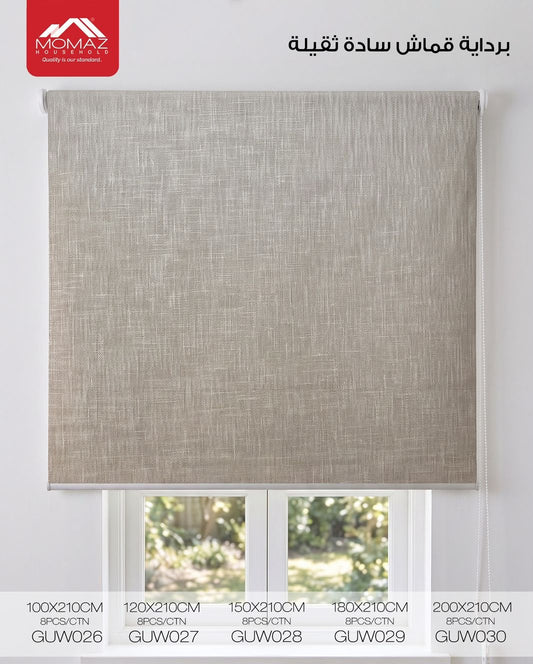 Momaz Heavy Fabric Roller Blind