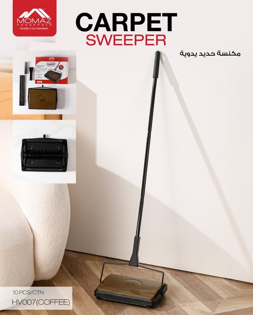 Momaz Clean Sweeper – Manual Floor Sweeper (100cm Handle)