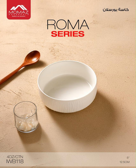 Momaz ROMA Series White Porcelain Bowl