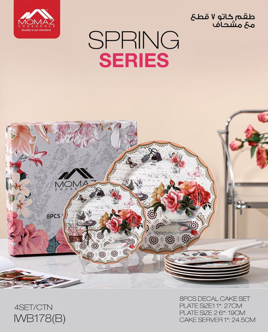 Momaz Spring Series Cake Set – 8 Pieces