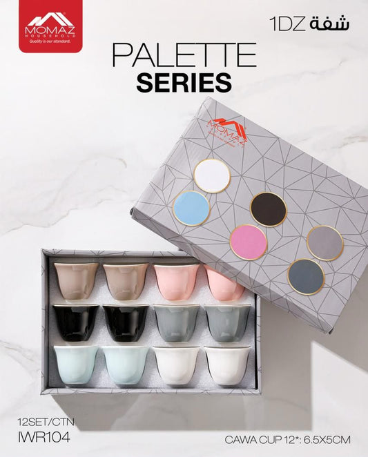 Momaz Palette Series Cawa Coffee Cup Set 12-Pcs