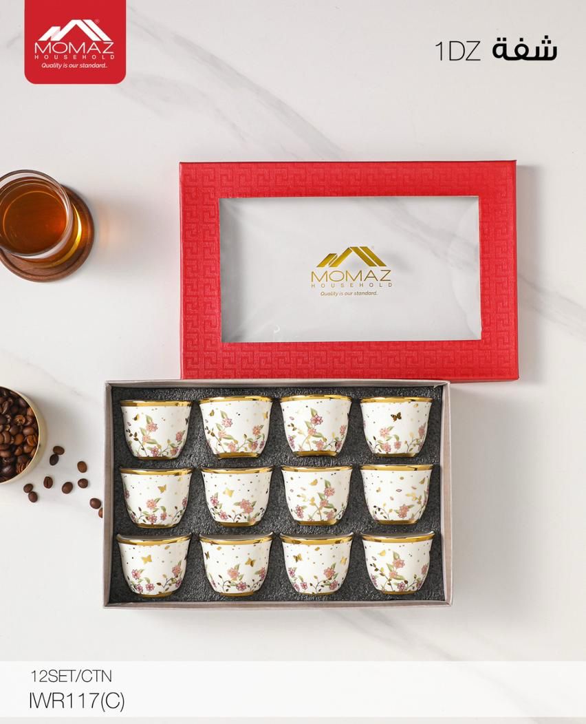 Momaz Royal Arabic Coffee Cups Set – 12PCS (IWR117(C))