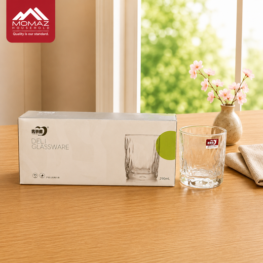 Momaz Deli Glassware Tumbler Cup Set – 290ML