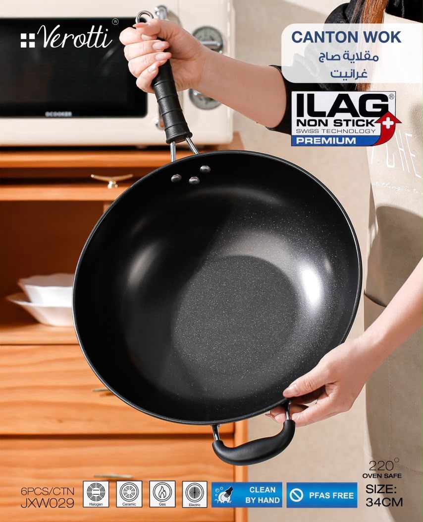 Momaz Verotti Canton Wok – 34 cm