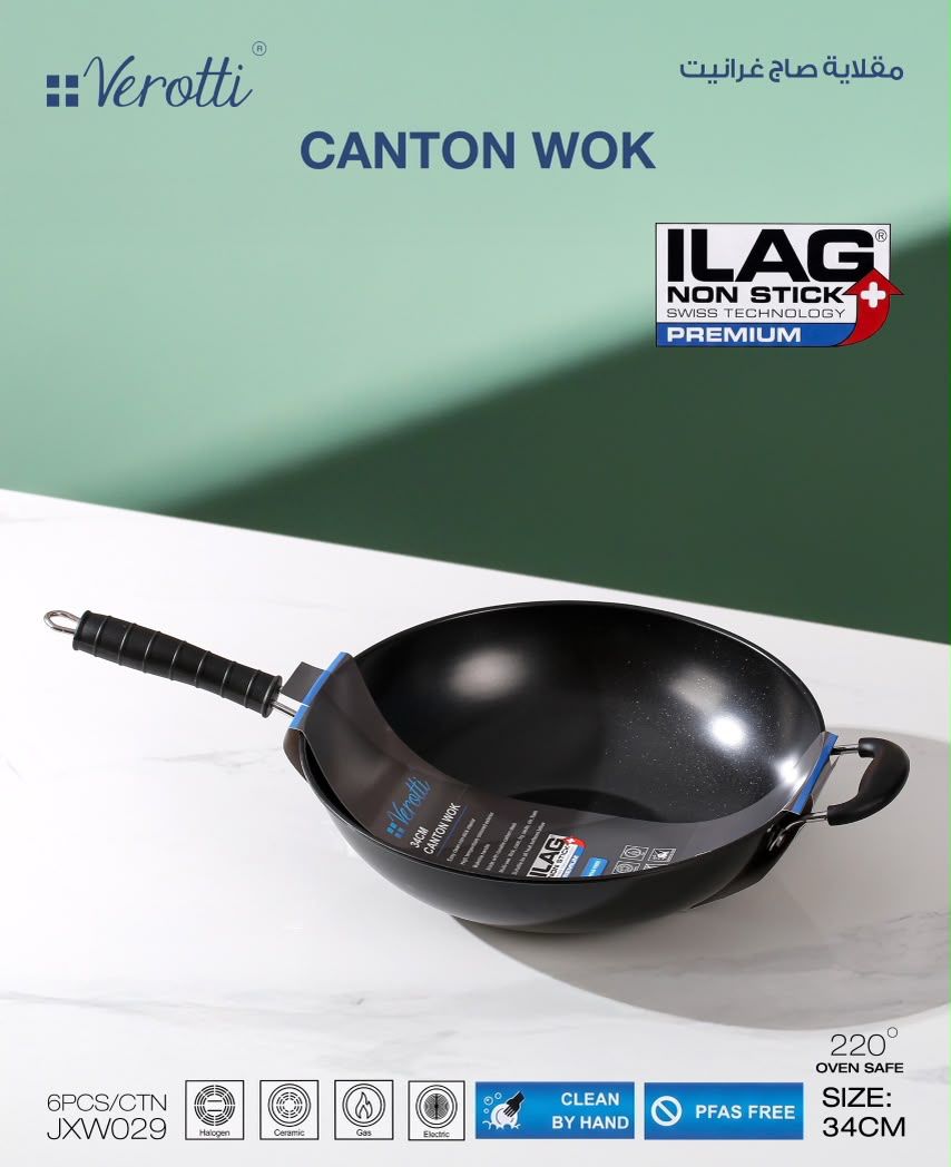 Momaz Verotti Canton Wok – 34 cm