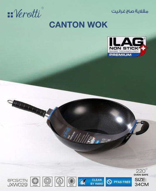Momaz Verotti Canton Wok – 34 cm