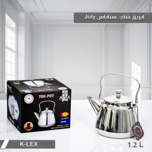 Karout-Lex Joly Stainless Steel Tea Pot – 1.2L
