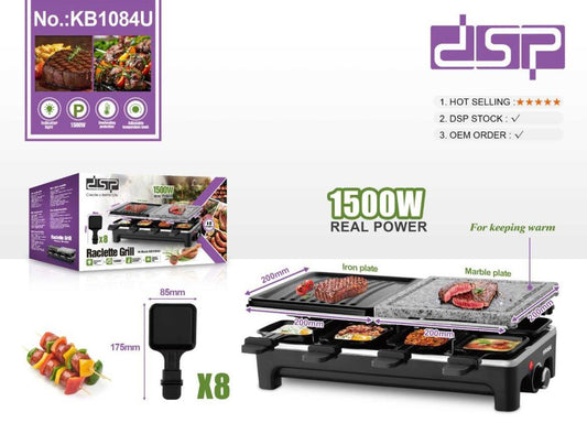 DSP Raclette Grill – Model KB1084U (1500W)