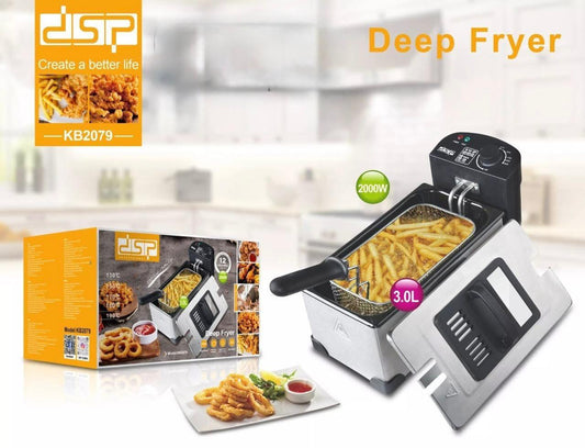 DSP Deep Fryer – Model KB2079 (3.0L, 2000W)