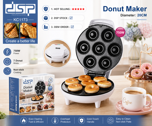 DSP Donut Maker – Model KC1173 (20CM)