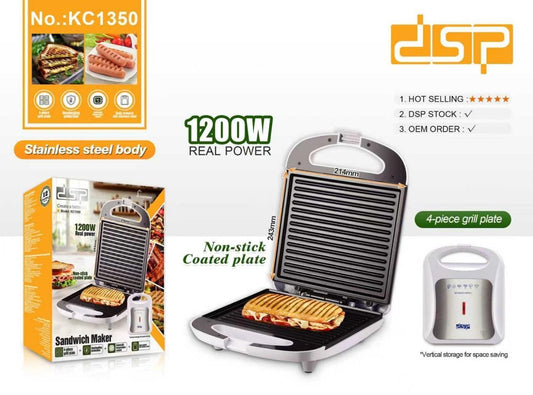 DSP Sandwich Maker 1200W – Model KC1350