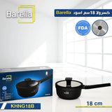 Barella Sauce Pan 18 cm – Premium Black