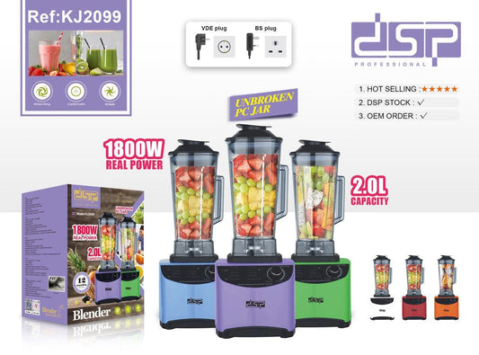 DSP Blender – 1800W High Power (Model: KJ2099)