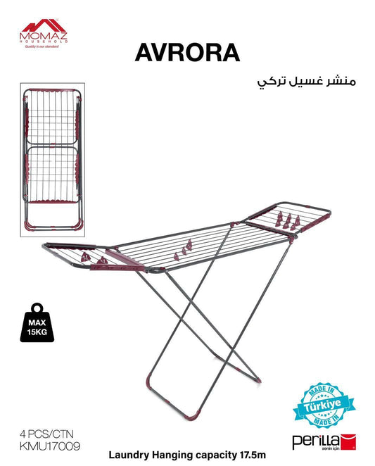 MOMAZ Avrora Laundry Drying Rack – 17.5M Hanging Capacity