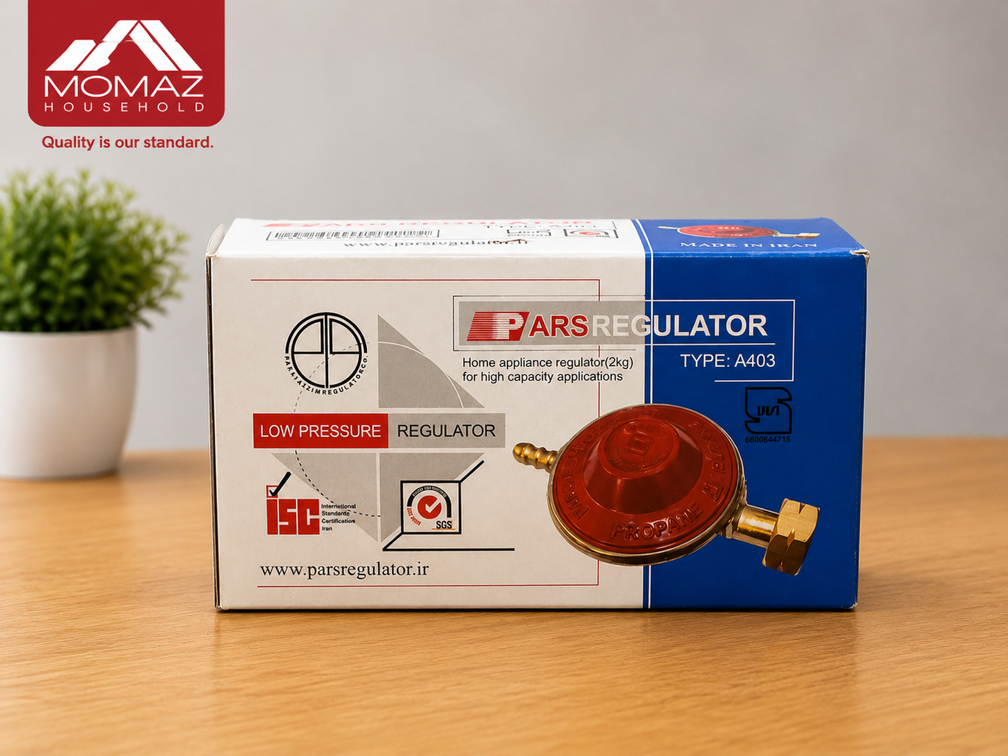 Momaz Low Pressure LPG Regulator A403