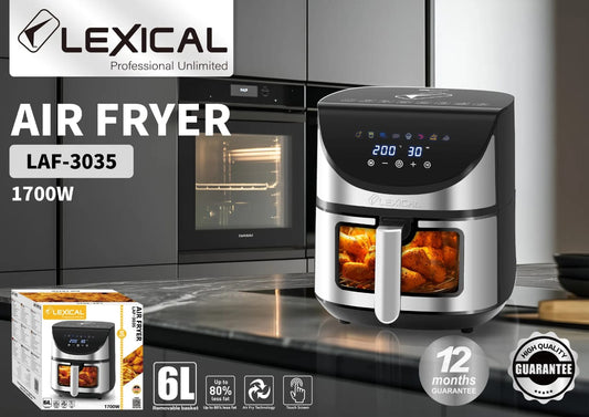 Lexical Air Fryer – LAF-3035 | 1700W | 6L